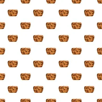 Leopard print clutch bag accessory seamless pattern Stock Illustration