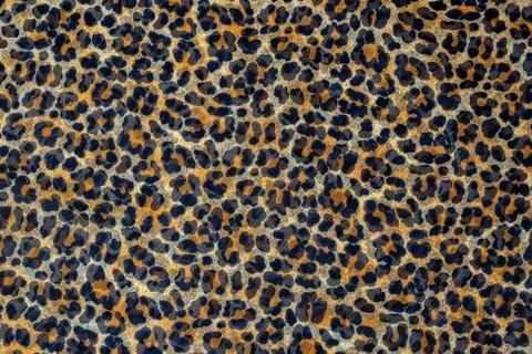 Leopard print, fabric pattern Stock Photos