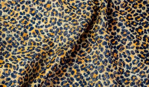 Leopard print, fabric pattern Stock Photos