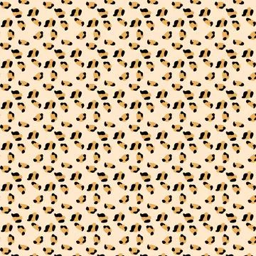 Leopard Print Pattern Stock Illustration