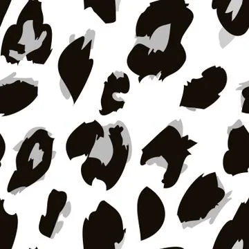 Leopard print pattern. Repeating seamless vector animal background Stockillustratie