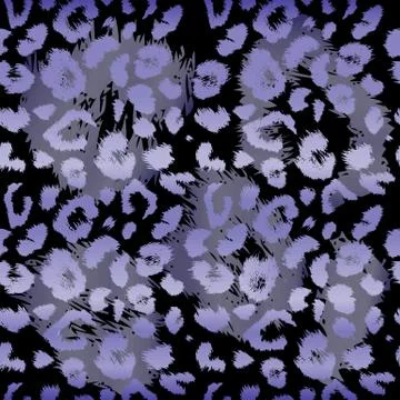 Leopard print pattern. Repeating seamless vector animal background Stockillustratie