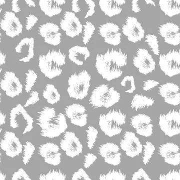 Leopard print pattern. Repeating seamless vector animal background Illustrazione stock