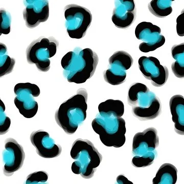 Leopard print pattern. Repeating seamless vector animal background Stock-Illustration