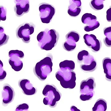 Leopard print pattern. Repeating seamless vector animal background Stock Illustration