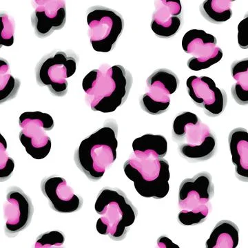 Leopard print pattern. Repeating seamless vector animal background Stockillustratie