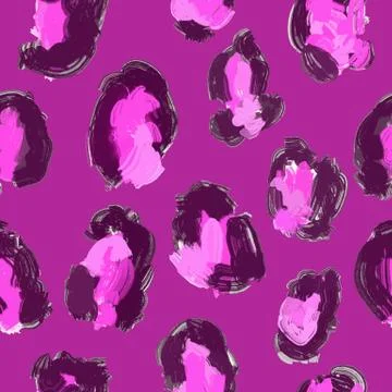 Leopard print pattern. Seamless animal pattern イラスト素材