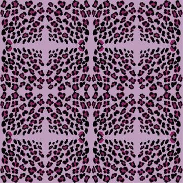 Leopard print pattern skin. 스톡 일러스트