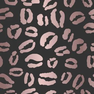 Leopard Print Repeat Pattern Design Stock Illustration