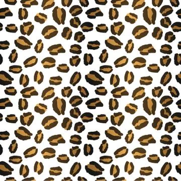 Leopard Print Repeat Pattern Golden Design 스톡 일러스트
