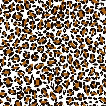 Leopard print skin vector, camouflage vector illustration design. Illustrazione stock