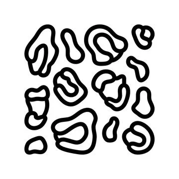 Leopard print stylish clothes line icon vector illustration Illustrazione stock