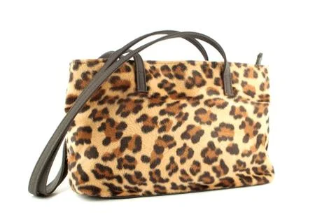 Leopard purse Foto stock
