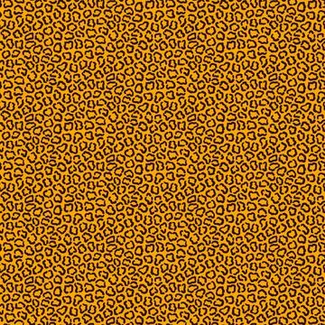 Leopard rosettes skin, fur seamless animal pattern Stockillustratie