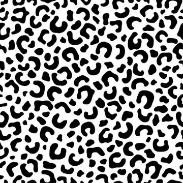 Leopard seamless pattern. Abstract animal style backdrop. Stock Illustration