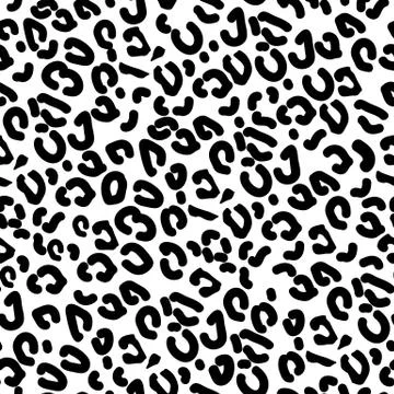 Leopard seamless pattern. Animal print. Vector background eps10 Illustrazione stock