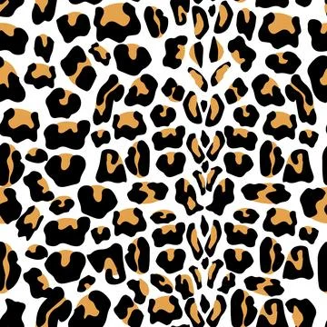 Leopard seamless pattern. Animal print. Vector background 스톡 일러스트