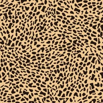 Leopard Seamless Pattern Design. Illustrazione stock