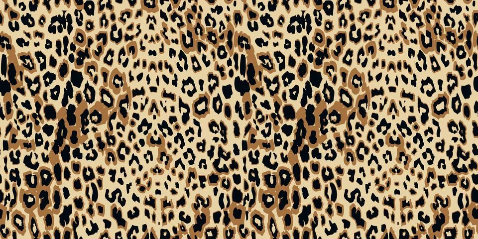 Leopard seamless pattern design Stock Illustration