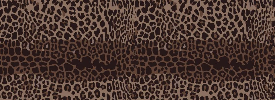 Leopard seamless pattern design Stock Illustration