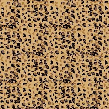 Leopard seamless pattern design illustration background 库存插图