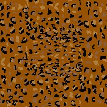 Leopard seamless pattern design illustration background 스톡 일러스트