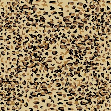 Leopard seamless pattern design illustration background Stock Illustration