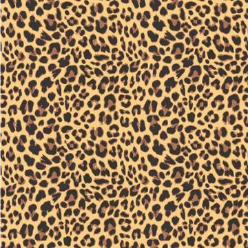 Leopard seamless pattern design, vector illustration backgroundd Stock Illustration