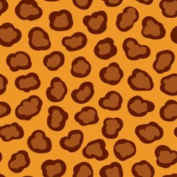 Leopard seamless pattern Stock Illustration