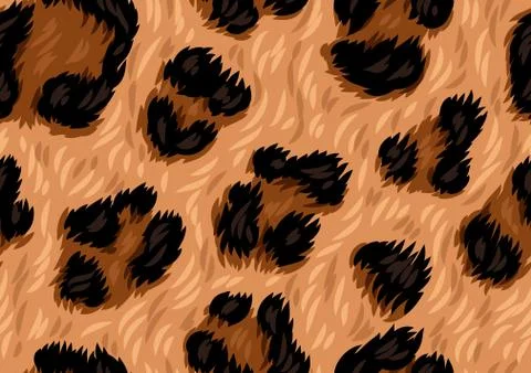 Leopard seamless pattern. イラスト素材