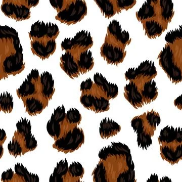 Leopard seamless pattern. 스톡 일러스트