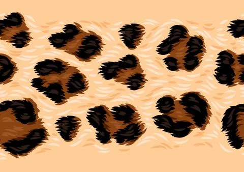 Leopard seamless pattern. 스톡 일러스트