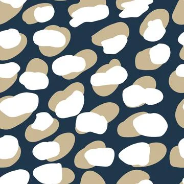 Leopard seamless pattern set. Animal skint print. Vector cool jaguar abstract Stock Illustration