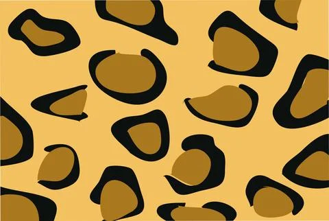 Leopard seamless pattern vector illustration Illustrazione stock