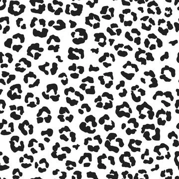 Leopard seamless pattern. Wild animal print. Vector african camouflage skin Stock Illustration