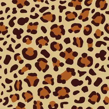 Leopard seamless print Stock Illustration