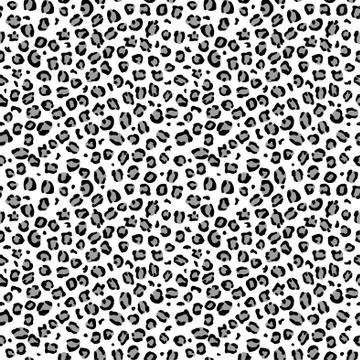 Leopard seamless print pattern animal vector skin texture Stock Illustration