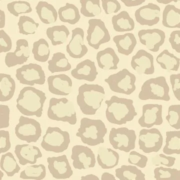 Leopard Seamless Spotted Background, Leopard Texture - Vector Stock Illustration