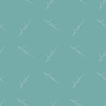 Leopard shark seamless pattern in scandinavian style. Marine animals backgrou Illustrazione stock