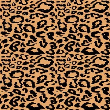 Leopard skin pattern, animal leather design 스톡 일러스트