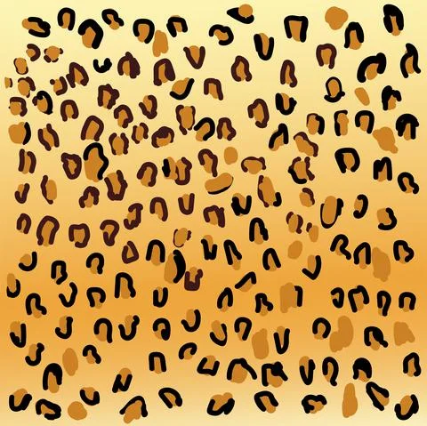Leopard skin pattern. Cheetah skin texture print pattern. Vector illustration. Illustrazione stock