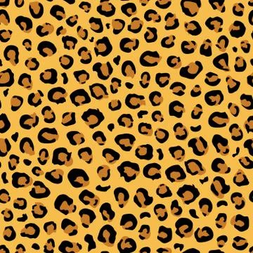 Leopard skin pattern Stock Illustration