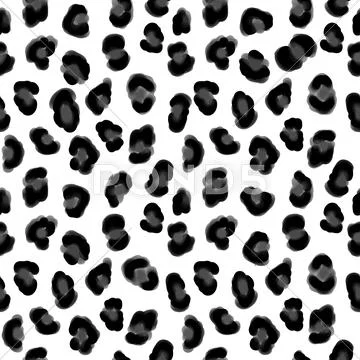 Leopard skin print pattern. Vector abstract background. Illustration