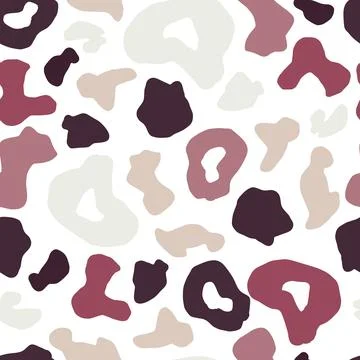 Leopard skin seamless pattern. Cheetah fur wallpaper. Illustrazione stock