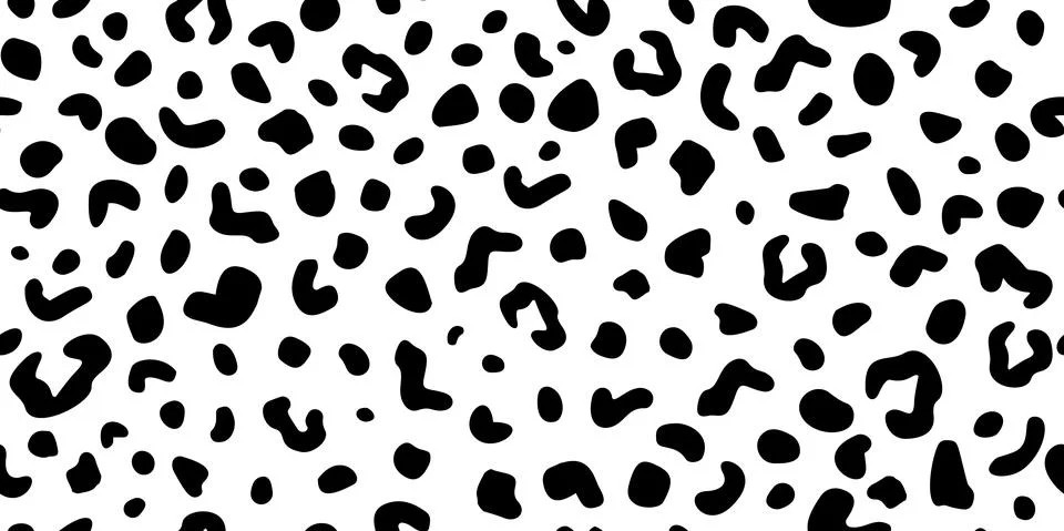 Leopard skin seamless pattern. Retro savannah animals in engraving style. Illustrazione stock