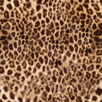 Leopard skin seamless pattern texture design Stock Illustration