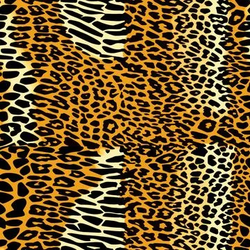 Leopard Skin Texture Pattern print,animal leather seamless design. 스톡 일러스트