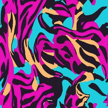 Leopard Skin Texture Pattern print,animal leather seamless design. Stock Illustration