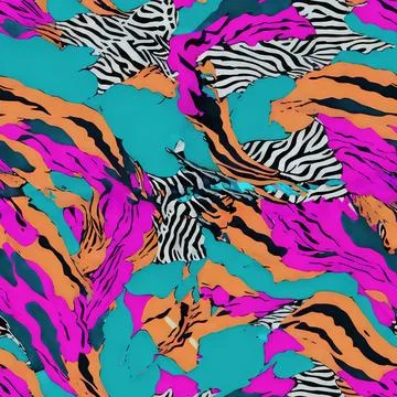 Leopard Skin Texture Pattern print,animal leather seamless design. Stock Illustration