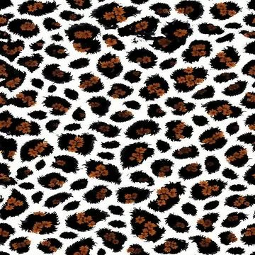 Leopard Skin Texture Pattern print,animal leather seamless design. 스톡 일러스트